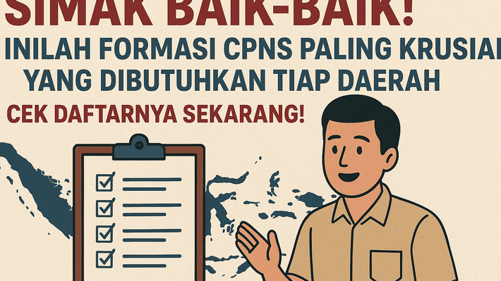 Simak Baik-baik! Inilah Formasi CPNS Paling Krusial yang Dibutuhkan Tiap Daerah, Cek Daftarnya Sekarang!