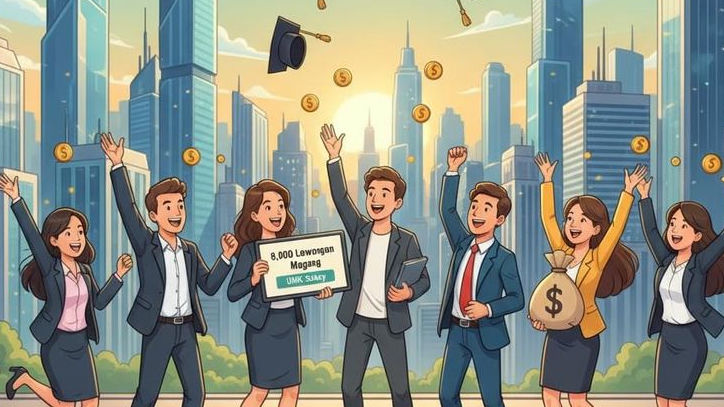 Gila! Kemnaker Buka 80.000 Lowongan Magang Digaji Setara UMK, Fresh Graduate Auto Tajir, Catat Tanggalnya!