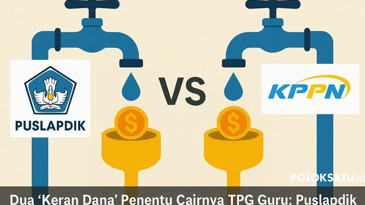 Dua Keran Dana Penentu Cairnya TPG Guru,  Puslapdik vs KPPN, Ini Penyebab Pencairan Sering Molor!
