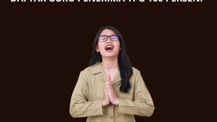 TPG 100 Persen Mulai Dicairkan Akhir Bulan November! Siapa Saja Guru yang Berhak Menerima?
