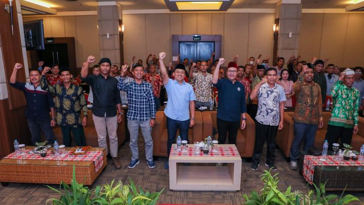 Relawan Des Ganjar Kalteng Dikukuhkan, Siap Menangkan Ganjar Menjadi Presiden 2024