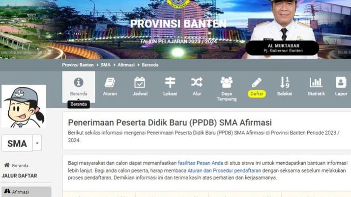 PPDB Online 2023, SMAN 2 Kota Serang Masih Kekurangan 54 Siswa