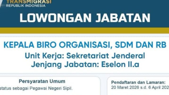 Kesempatan Karier di Kementrans: Seleksi Terbuka JPT Pratama untuk Posisi Kepala Biro Organisasi Resmi Dibuka