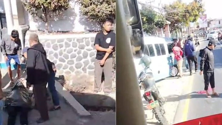 Kecelakaan di Depan SMA 8 Cilawu Garut, Satu Korban Dikabarkan Meninggal