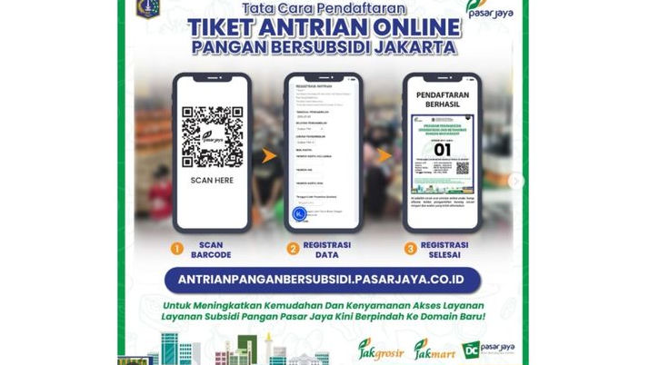 KJP Plus Bisa untuk Beli Sembako Subsidi, Cek Link Antrian Online Pasar Jaya di Sini!