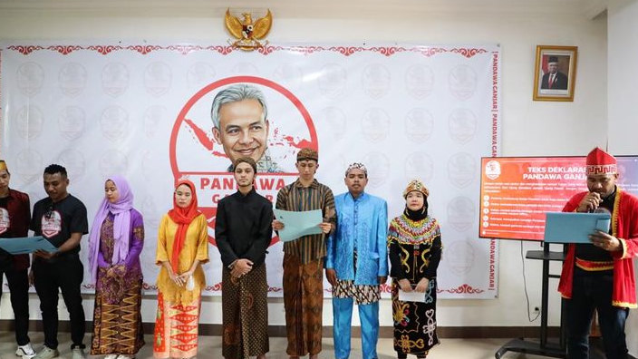 Pandawa Ganjar Deklarasi Dukungan, Gaungkan Kebaikan dan Persatuan