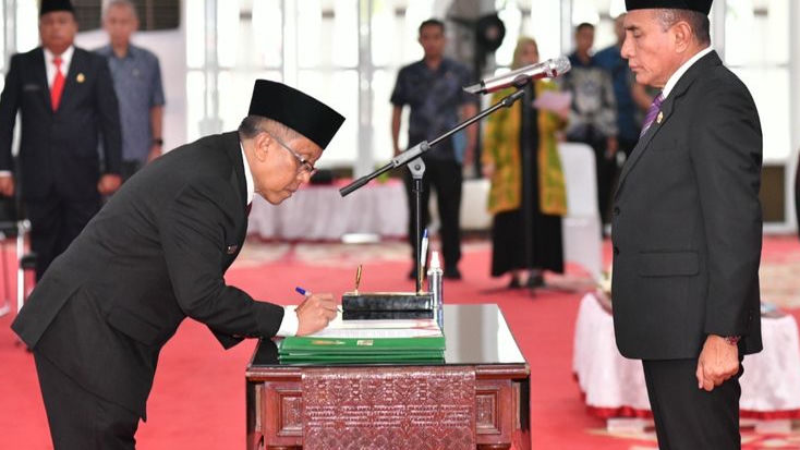 Marlindo Harahap Gantikan Bambang Pardede Jadi Kadis PUPR, Edy Rahmayadi: Selesaikan Pembangunan Infrastruktur di Sumut