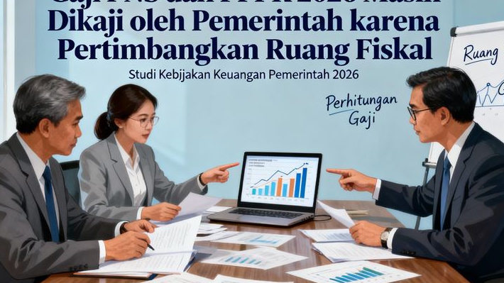 Gaji PNS dan PPPK 2026 Masih Dikaji, Pemerintah Pertimbangkan Ruang Fiskal