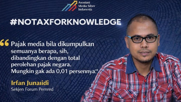 Kondisi Makin Genting, Insentif Pajak kepada Media tak akan Kurangi Pendapatan Negara, Tagar NoTaxForKnowledge sangat Rasional