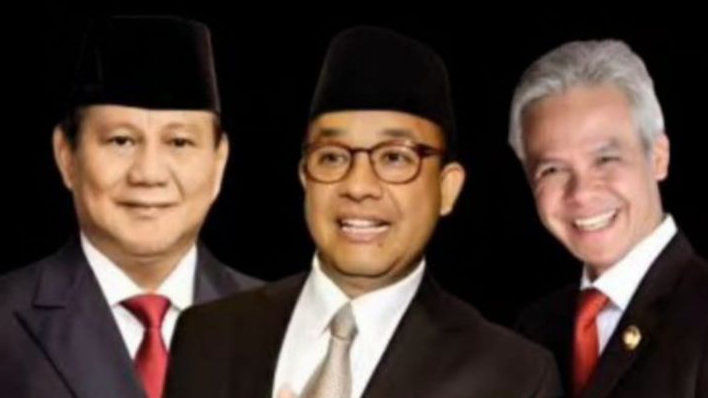 KPU Umumkan Nomor Urut Capres, Anies Cak Imin No 1, Prabowo Gibran No 2, Ganjar Mahfud No 3