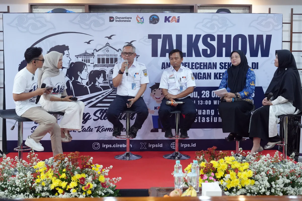 Talkshow Anti Pelecehan dan Kekerasan Seksual di Lingkungan Kereta Api