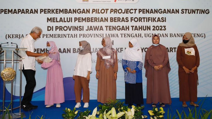 Tekan Angka Stunting dan Gizi Buruk, Ganjar Kembangkan Pilot Project Beras Fortifikas