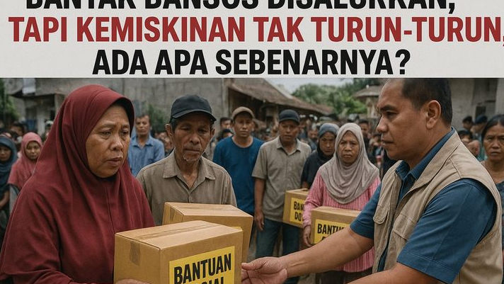 Banyak Bansos Disalurkan, Tapi Kemiskinan Tak Turun-turun, Ada Apa Sebenarnya?