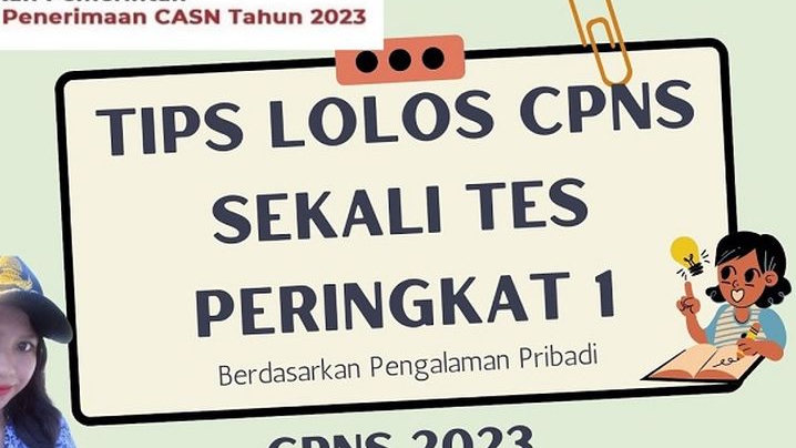 5 Tips Lolos CPNS 2023 dan PPPK 2023, Ternyata Gampang dan Tidak Sulit