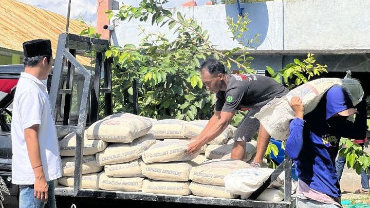 SDG Bantu Renovasi Asrama Ponpes yang Rusak Akibat Kebakaran di Bantaeng