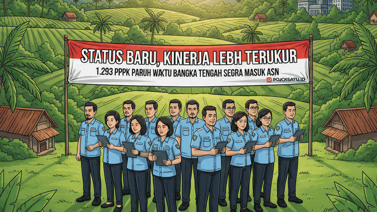 Status Baru, Kinerja Lebih Terukur, 1.293 PPPK Paruh Waktu Bangka Tengah Segera Masuk ASN