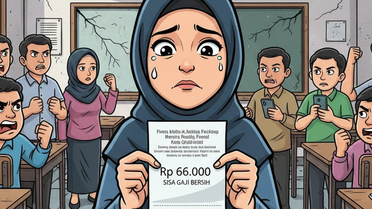 Kesejahteraan Guru Honorer Memprihatinkan, Ribuan Tenaga Didik Bertahan dengan Upah Minim