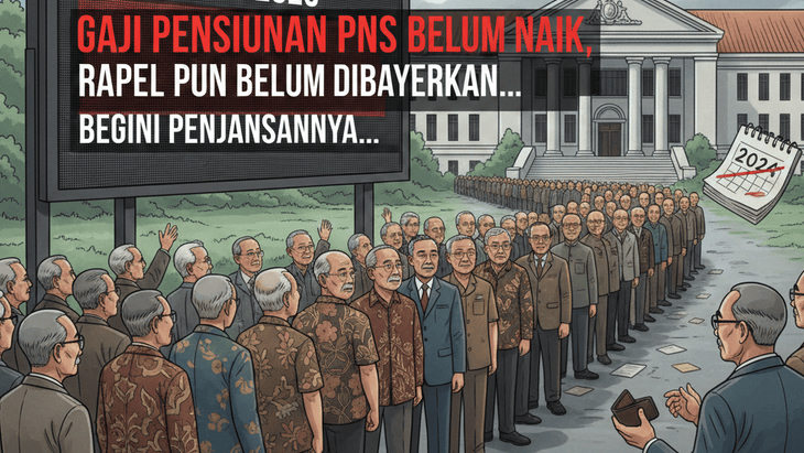Gaji Pensiunan PNS November 2025 Belum Naik, Rapel Pun Belum Dibayarkan, Begini Penjelasannya