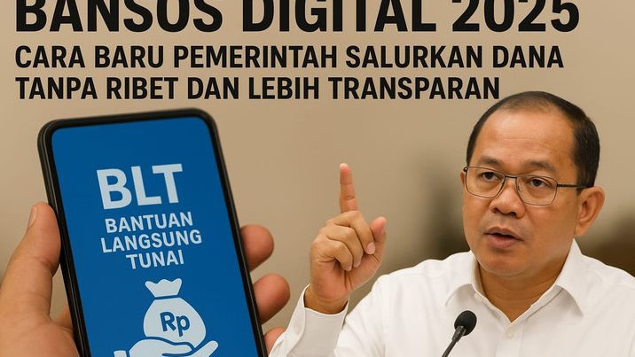 Bansos Digital 2025, Cara Baru Pemerintah Salurkan Bantuan Tanpa Ribet dan Lebih Transparan
