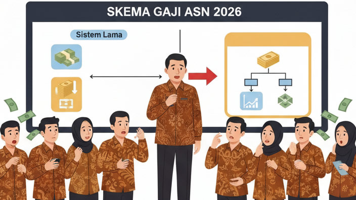 Babak Baru Gaji ASN 2026! Siap-Siap, Skema Baru Bisa Ubah Total Sistem Penghasilan!