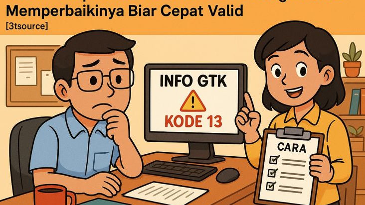 Masih Tampil Kode 13 di Info GTK? Begini Cara Memperbaikinya Biar Cepat Valid