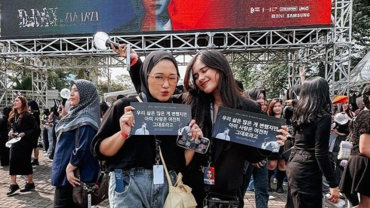 Audi Marissa Belum Move On dari Konser Suga, Tak Terima Member BTS Itu Pulang ke Korea