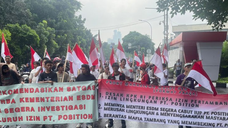 Izin Tambang Nikel Bermasalah, Mahasiswa Malut Tantang KPK Usut PT Position