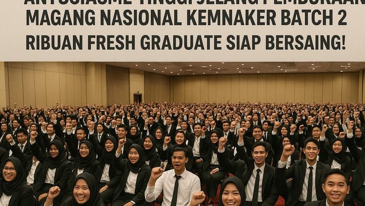 Antusiasme Tinggi Jelang Pembukaan Magang Nasional Kemnaker Batch 2, Ribuan Fresh Graduate Siap Bersaing!