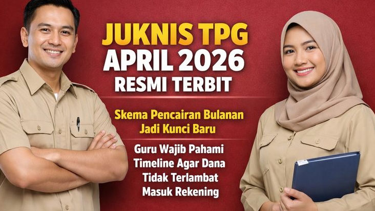 Juknis TPG April 2026 Resmi Terbit, Skema Pencairan Bulanan Jadi Kunci Baru, Guru Wajib Pahami Timeline Agar Dana Tidak Terlambat Masuk Rekening