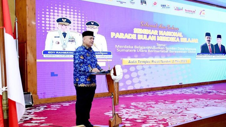 Peringati Hardiknas 2023, Pemprov Sumut Adakan Seminar Nasional untuk Tekankan Pendidikan dalam Kehidupan