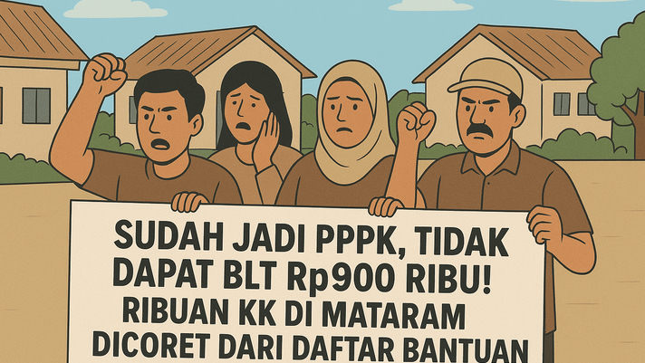 Sudah Jadi PPPK, Tidak Dapat BLTS Rp900 Ribu! Ribuan KK di Mataram Dicoret dari Daftar Bantuan