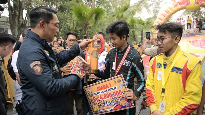 Ridwan Kamil Dorong Lomba Kereta Peti Sabun Mendunia, Kembali Digelar Setelah 35 Tahun Vakum