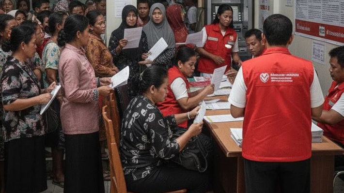 Kisruh Lapangan Setelah Aktivasi KKS, Jadwal Cair Disangka Otomatis, Warga Ramai ke Bank Percuma