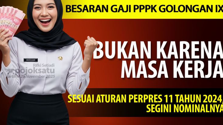 Bukan Berdasarkan MASA KERJA, Lulusan S1 dan D4 Langsung Masuk PPPK Golongan 9, Berapa Gajinya? Ini ATURAN TERBARU