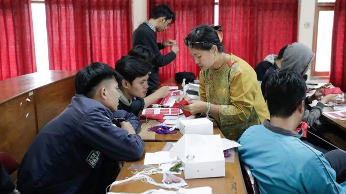 GMP Kenalkan Sashiko: Teknik Jahit Ala Jepang Bisa Jadi Ide Bisnis Kawula Muda Depok