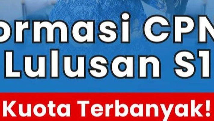 Formasi Paling Diburu! Ini Daftar Lowongan CPNS 2026 dengan Kuota Terbanyak untuk Lulusan S1