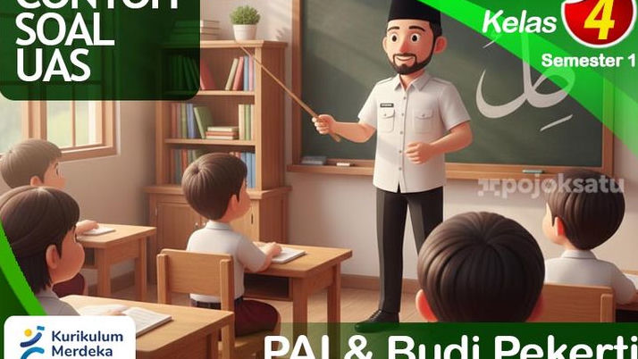 50 Contoh Latihan Soal UAS Pendidikan Agama Islam dan Budi Pekerti, Kelas 4 SD Semester 1, Lengkap Jawaban dan Pembahasan, Bersiap dari Sekarang!