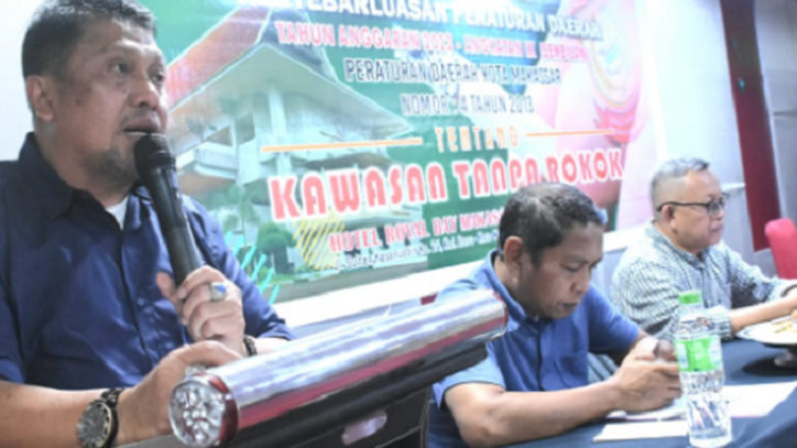 Anggota DPRD Kota Makassar, Arifin Dg Kulle Minta Warga Perkok Taati Aturan KTR