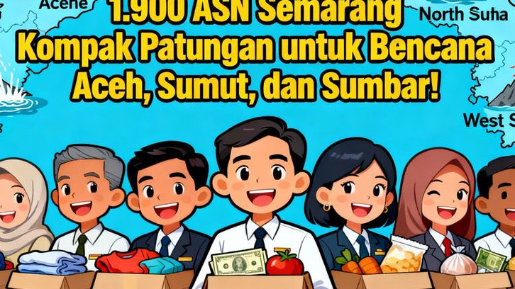 VIRAL! 1.900 ASN Semarang Kompak Patungan untuk Bencana Aceh, Sumut, dan Sumbar!