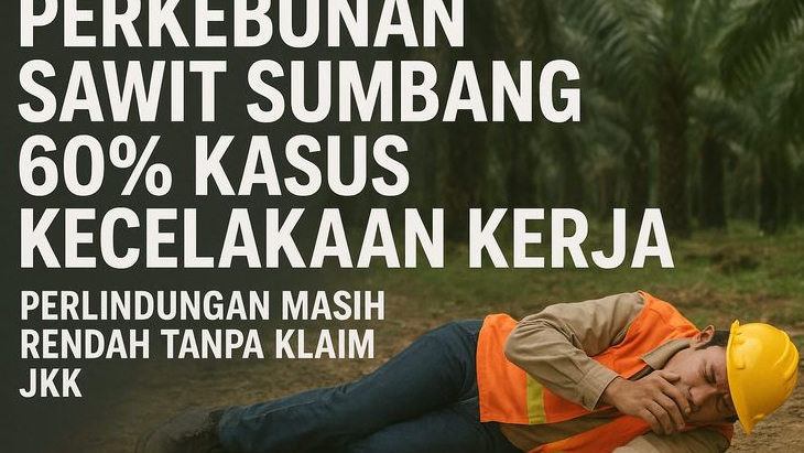 Perkebunan Sawit Sumbang 60 Persen Kasus Kecelakaan Kerja, Perlindungan Masih Rendah Tanpa Klaim JKK