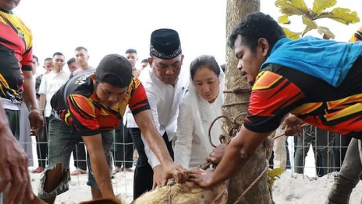 70 Hewan Kurban Disalurkan Polda Sumut, Irjen Panca Putra: Idul Adha Momentum Perkuat Semangat Berbagi