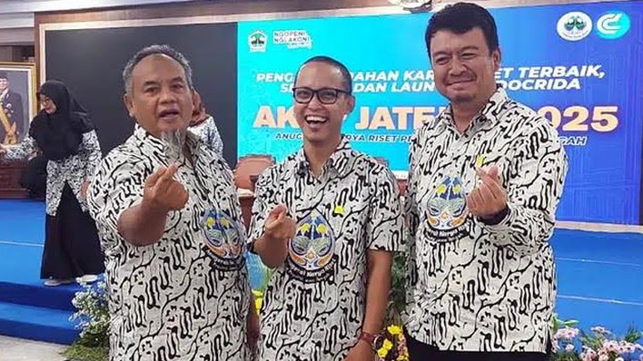 Tiga Peneliti UNDIP Raih Anugerah Riset Pembangunan Jawa Tengah 2025