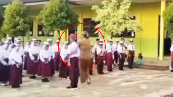 Oknum Guru SD di Lampung yang Ancam Cekik Siswa saat Upacara Sudah Dinonaktifkan