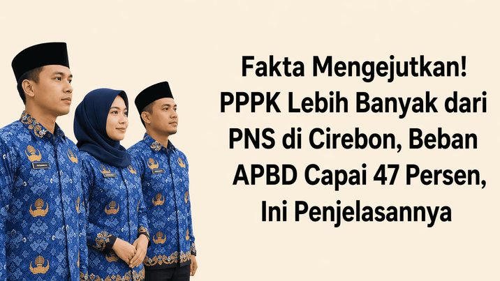 Fakta Mengejutkan! PPPK Lebih Banyak dari PNS di Cirebon, Beban APBD Capai 47 Persen, Ini Penjelasannya