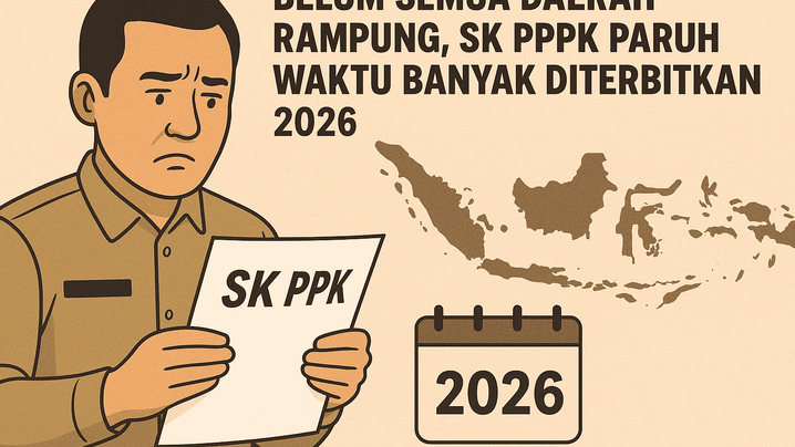 Belum Semua Daerah Rampung, SK PPPK Paruh Waktu Banyak Diterbitkan 2026