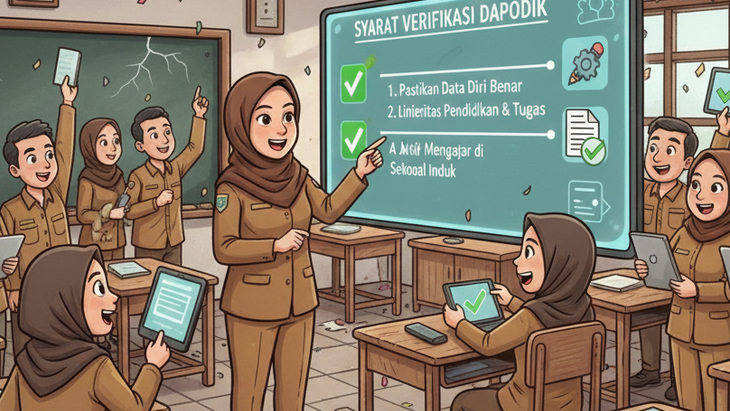 Catat! Ini Syarat Verifikasi Guru Honorer di Dapodik agar Tidak Di PHK