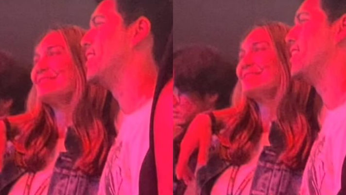 Makin Mesra, Luna Maya dan Maxime Bouttier Tertangkap Kamera Nonton Bareng Konser Suga BTS