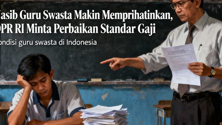 Nasib Guru Swasta Makin Memprihatinkan, DPR RI Minta Perbaikan Standar Gaji
