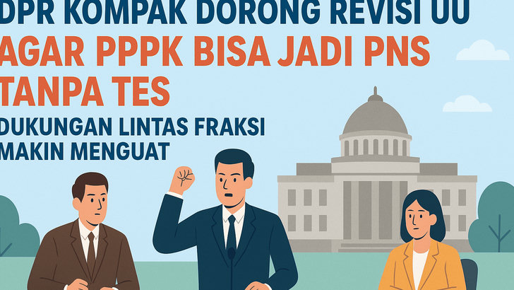 Desakan Politik Mengerucut!  DPR Segera Matangkan Jalur PPPK Langsung Jadi PNS Tanpa Tes