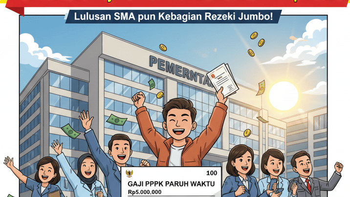 GEGER! Gaji PPPK Paruh Waktu Tembus Rp5 Juta, Lulusan SMA pun Kebagian Rezeki Jumbo